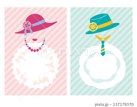 【2026年】母の日・父の日のおしゃれな見出しセット 137179370