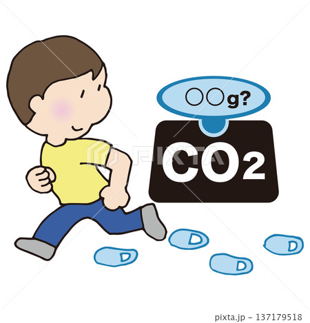 カーボンフットプリント カーボンフットプリント 137179518