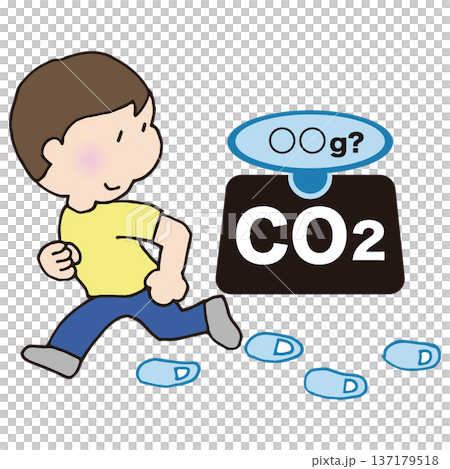 カーボンフットプリント カーボンフットプリント 137179518