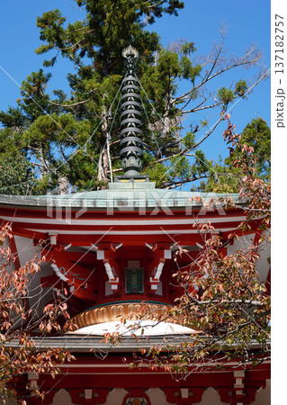 京都鞍馬寺の多宝塔 京都鞍馬寺の多宝塔 137182757