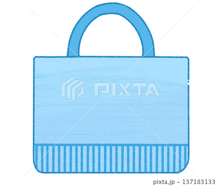 水色の手提げ袋 137183133