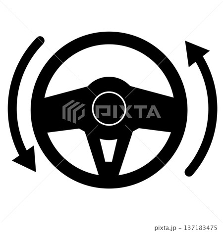 Autopilot icon. Car Assistant sign. Driving a car using artificial intelligence symbol. flat style. 137183475