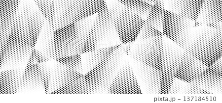 Grain gradient polygon texture. Rough noise triangle pattern background. Grunge dotted polygon surface overlay. Geometric gradated polygonal wallpaper overlay. Vector mosaic triangular style cover Grain gradient polygon texture. Rough noise triangle pattern background. Grunge dotted polygon surface overlay. Geometric gradated polygonal wallpaper overlay. Vector mosaic triangular style cover 137184510