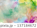 アクリルマーカーで描いたにじみ絵カラフル2 137184672