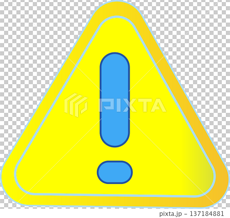 流行色彩警告圖標 137184881
