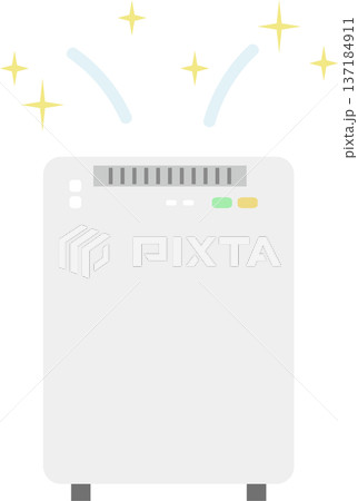 空気清浄機のイラスト素材 137184911