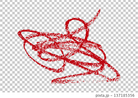 red pencil strokes isolated on transparent background red pencil strokes isolated on transparent background 137185356