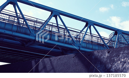 磯辺橋とガス導管橋 137185570