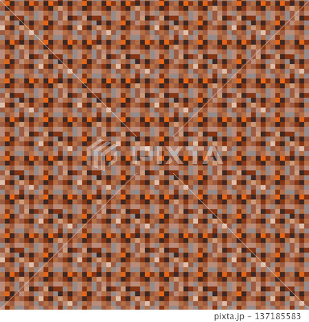 Warm Rust Earthy Pixel Mosaic Pattern Warm Rust Earthy Pixel Mosaic Pattern 137185583