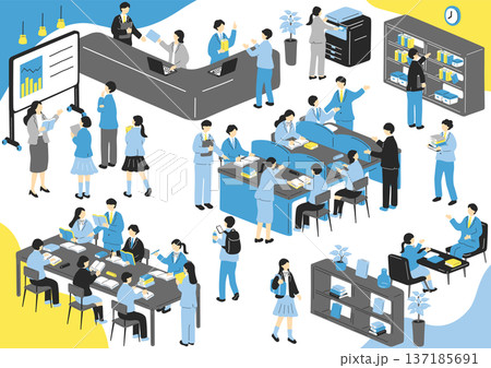 学習塾の風景 137185691