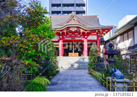 東京都　新宿区　成子天神社　本殿 137185821