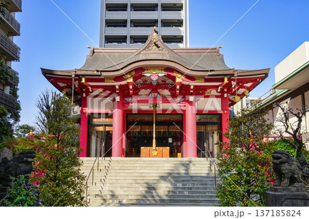 東京都　新宿区　成子天神社　本殿 137185824