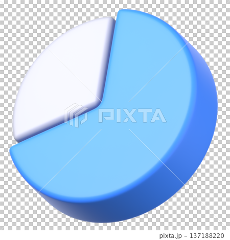 3D餅圖圖示素材 3D餅圖圖示素材 137188220