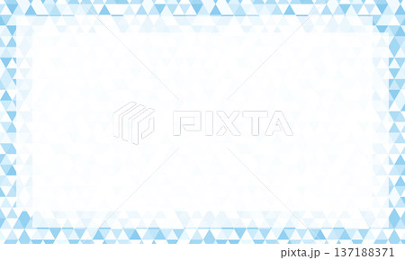 ポリゴン模様のフレーム背景 137188371