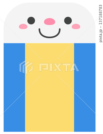Cute Eraser Character for School Stationery and Office Supplies 137188783