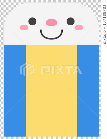 Cute Eraser Character for School Stationery and Office Supplies 137188783