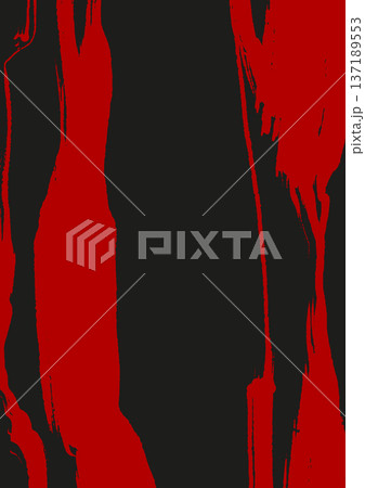 Japanese Red Ink Brush Stroke Vector Banner Japanese Red Ink Brush Stroke Vector Banner 137189553