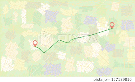 Travel concept. Geolocation and abstract GPS navigation, online navigation map pointer, place mark with map navigation. Travel route planning and map navigation concepts. Vector background 137189810