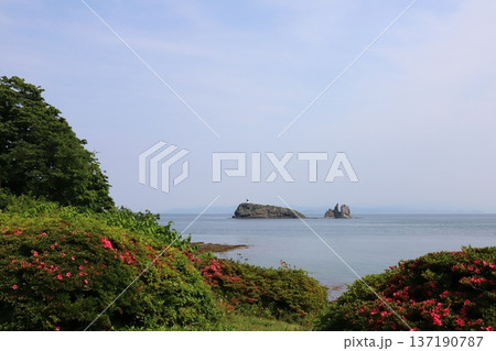 青森 むつ 陸奥弁天島灯台 青森 むつ 陸奥弁天島灯台 137190787