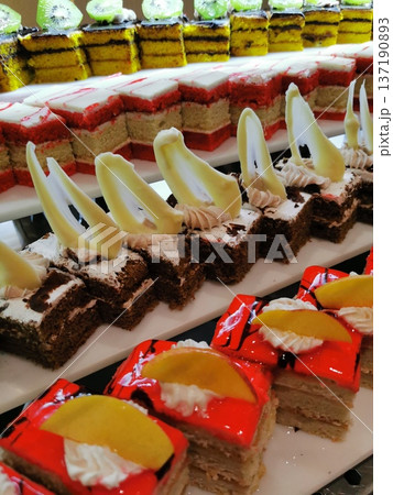 egyptian desserts in the hotel 137190893