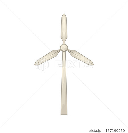 Illustration of Wind Turbine 137190950