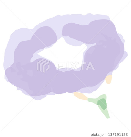 幼稚園・保育園向け 7月のやさしい水彩挿絵イラストシリーズ｜あさがおの花 137191128