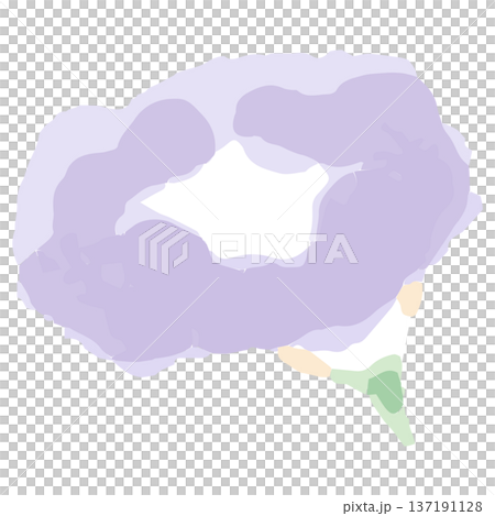 幼稚園・保育園向け 7月のやさしい水彩挿絵イラストシリーズ｜あさがおの花 137191128