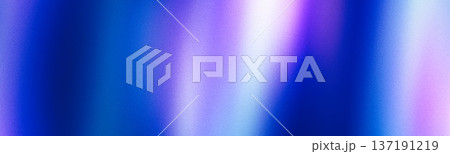 Electric Blue Violet and Lilac Grainy Gradient Abstract Background with Soft Light Streaks and Smooth Neon Glow 137191219