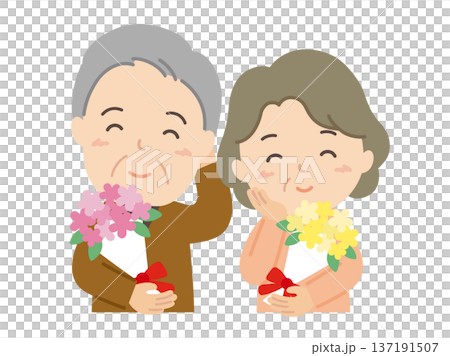 シニア夫婦 シニア夫婦 137191507