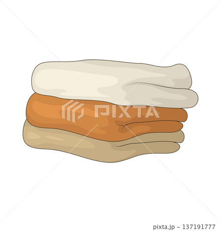 Illustration of Folding clothes Illustration of Folding clothes 137191777