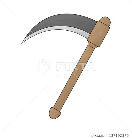 Illustration of Farm Scythe 137192376