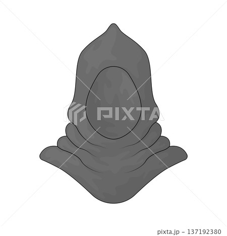 Illustration of executioner hood Illustration of executioner hood 137192380