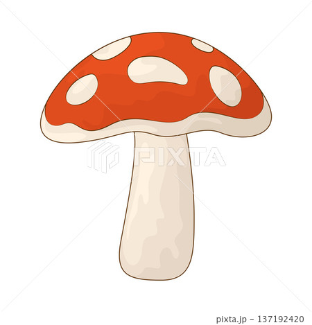 Illustration of Mushroom 137192420