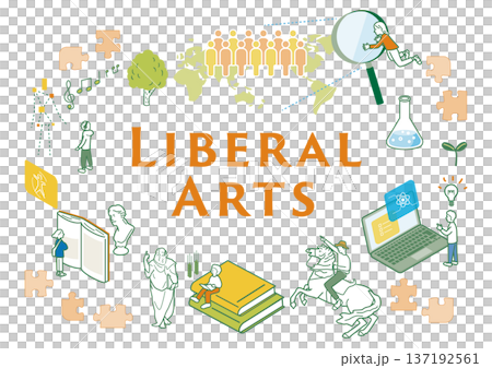 博雅教育影像插畫 137192561