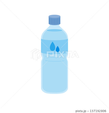 ペットボトルの水 137192806
