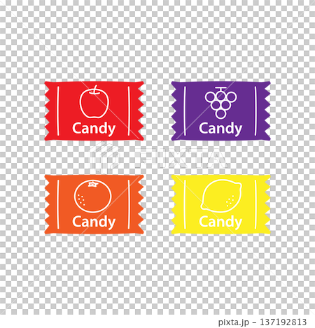 獨立包裝的糖果 137192813