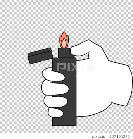 Lighting the lighter Lighting the lighter 137193270