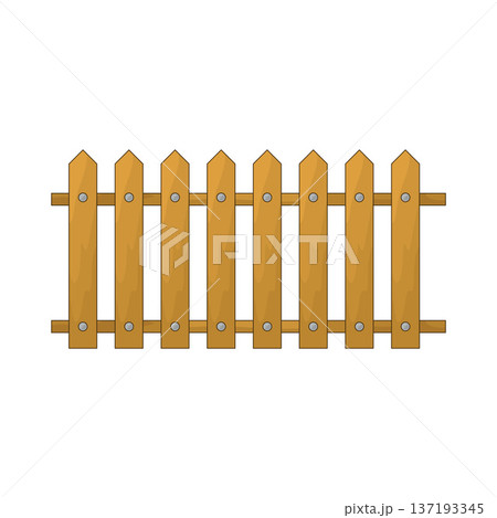 Illustration of Fence Illustration of Fence 137193345