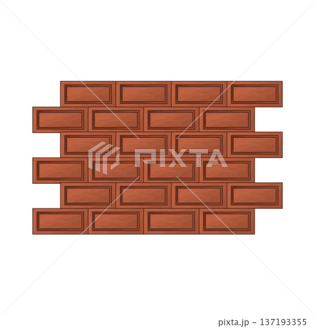 Illustration of Brick Wall 137193355