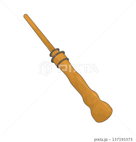 Illustration of Magic Staff Illustration of Magic Staff 137193373