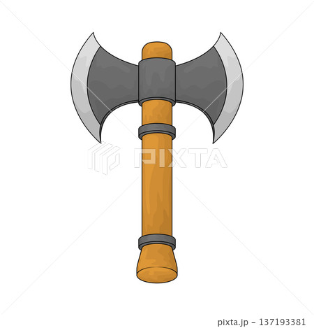 Illustration of Battle Axe 137193381