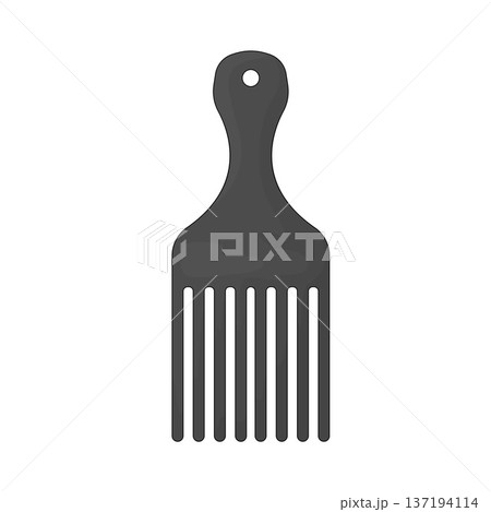 Illustration of Afro pick Illustration of Afro pick 137194114