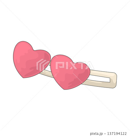 Illustration of Hair Clip 137194122