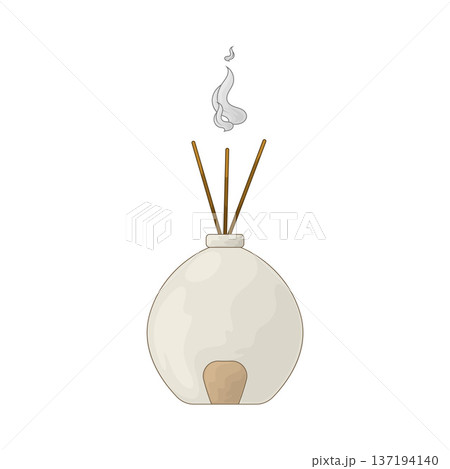 Illustration of Aromatherapy Diffuser Illustration of Aromatherapy Diffuser 137194140