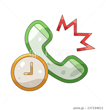 Illustration of call Illustration of call 137194631