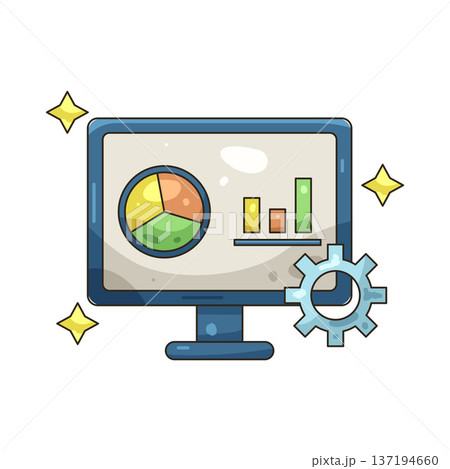 Illustration of dashboard Illustration of dashboard 137194660