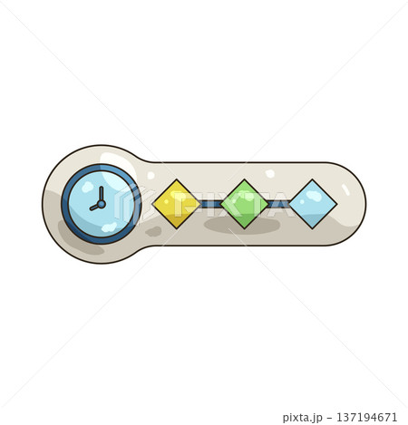 Illustration of timeline Illustration of timeline 137194671