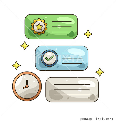 Illustration of Time management Illustration of Time management 137194674
