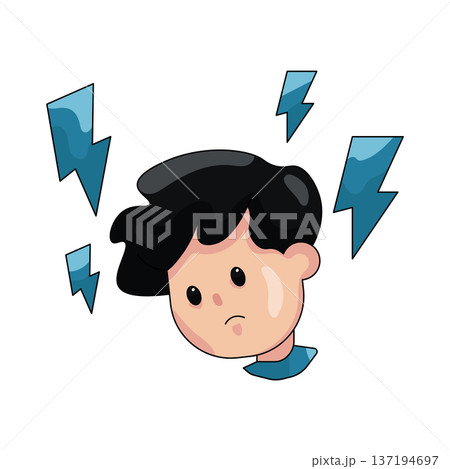 Illustration of depressed man Illustration of depressed man 137194697