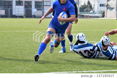 ラグビー、高校ラグビー 137195027